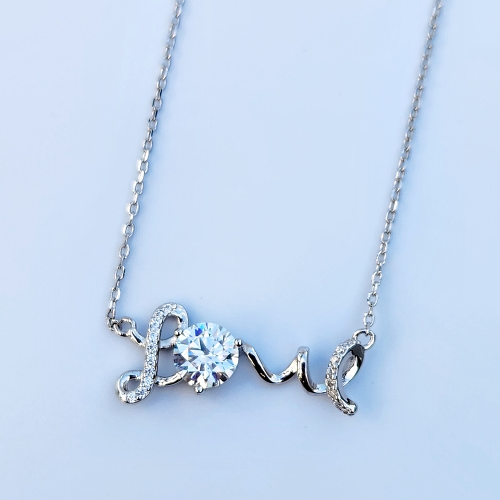 LOVE Always Script Pendant